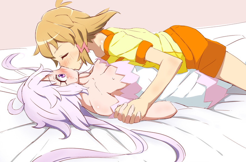 yukine chris and tachibana hibiki (senki zesshou symphogear) drawn by moto_(pixiv409535)