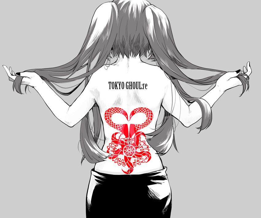 yonebayashi saiko (tokyo ghoul and 1 more) drawn by noppo