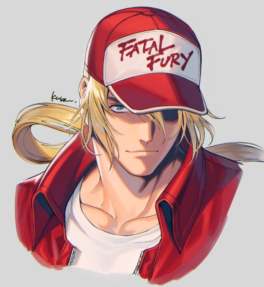 terry bogard (the king of fighters and 1 more) drawn by kuren