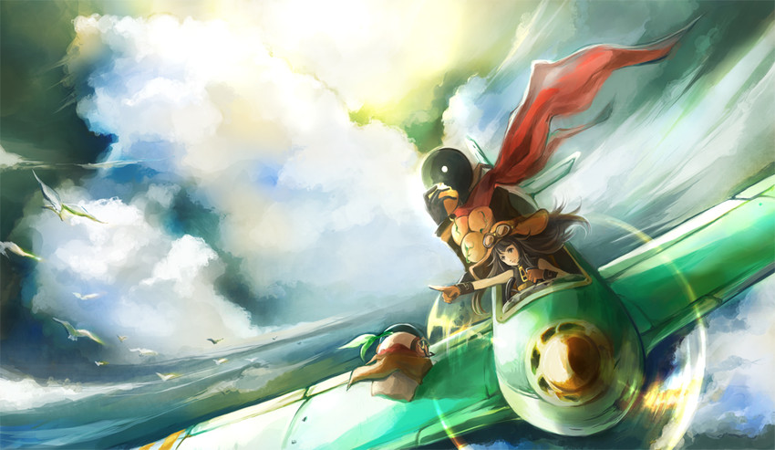 alice, deemo, and mandora (deemo and 1 more) drawn by sci_bm