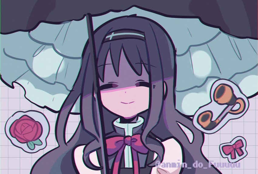 akemi homura (mahou shoujo madoka magica and 1 more) drawn by takenoko_mgrc
