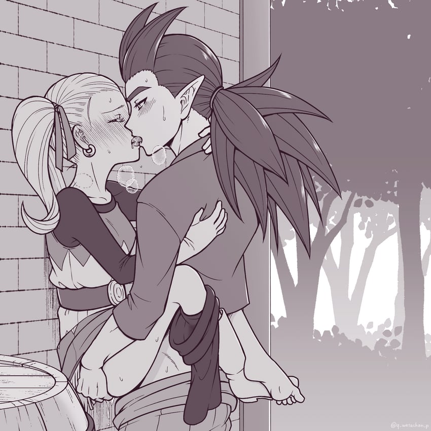sidoh and female builder (dragon quest and 1 more) drawn by hime-ringo