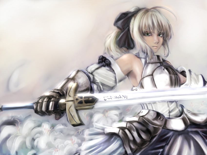 artoria pendragon and saber lily (fate and 1 more) drawn by tukasa3