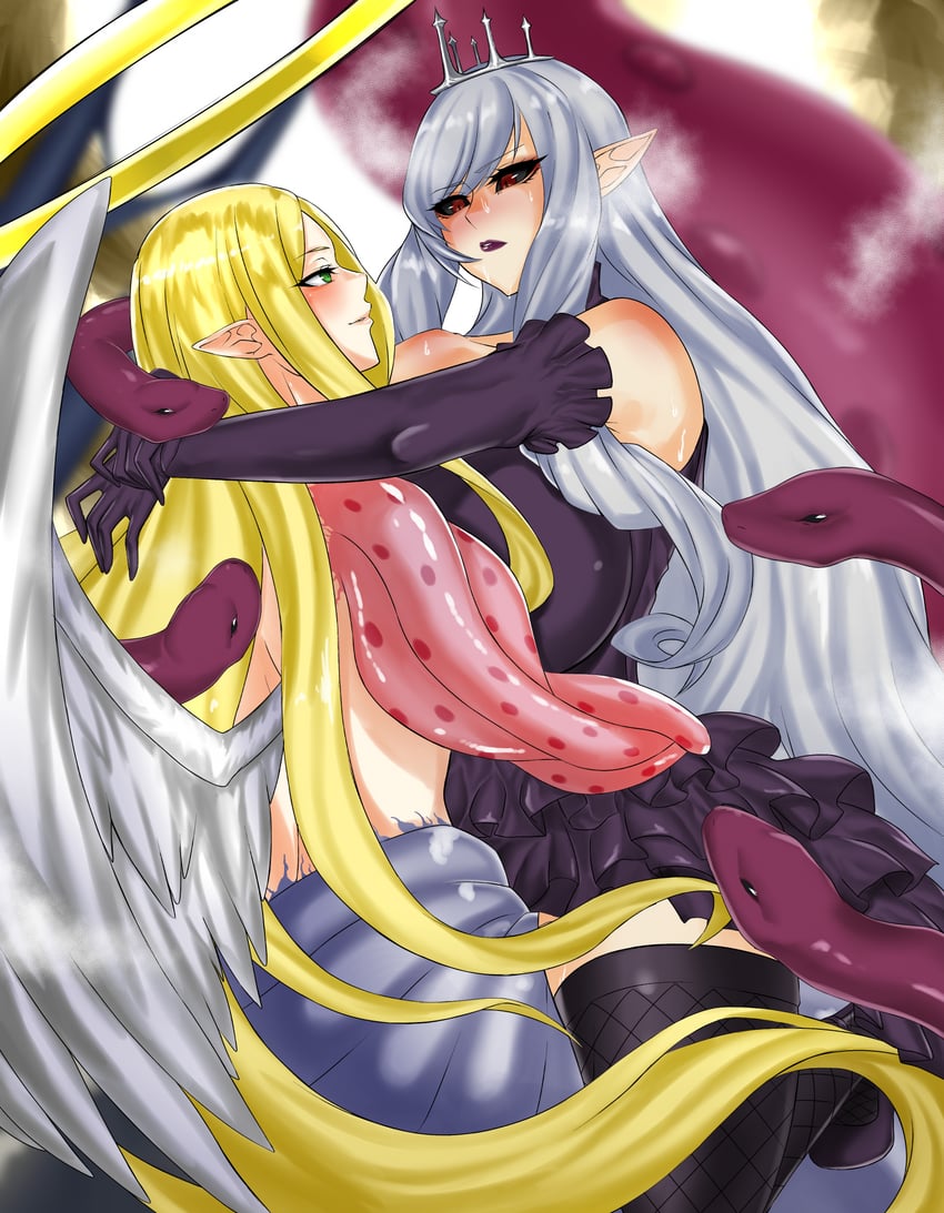ilias and alipheese fateburn i (mon-musu quest! and 1 more) drawn by ong_(0000ong)