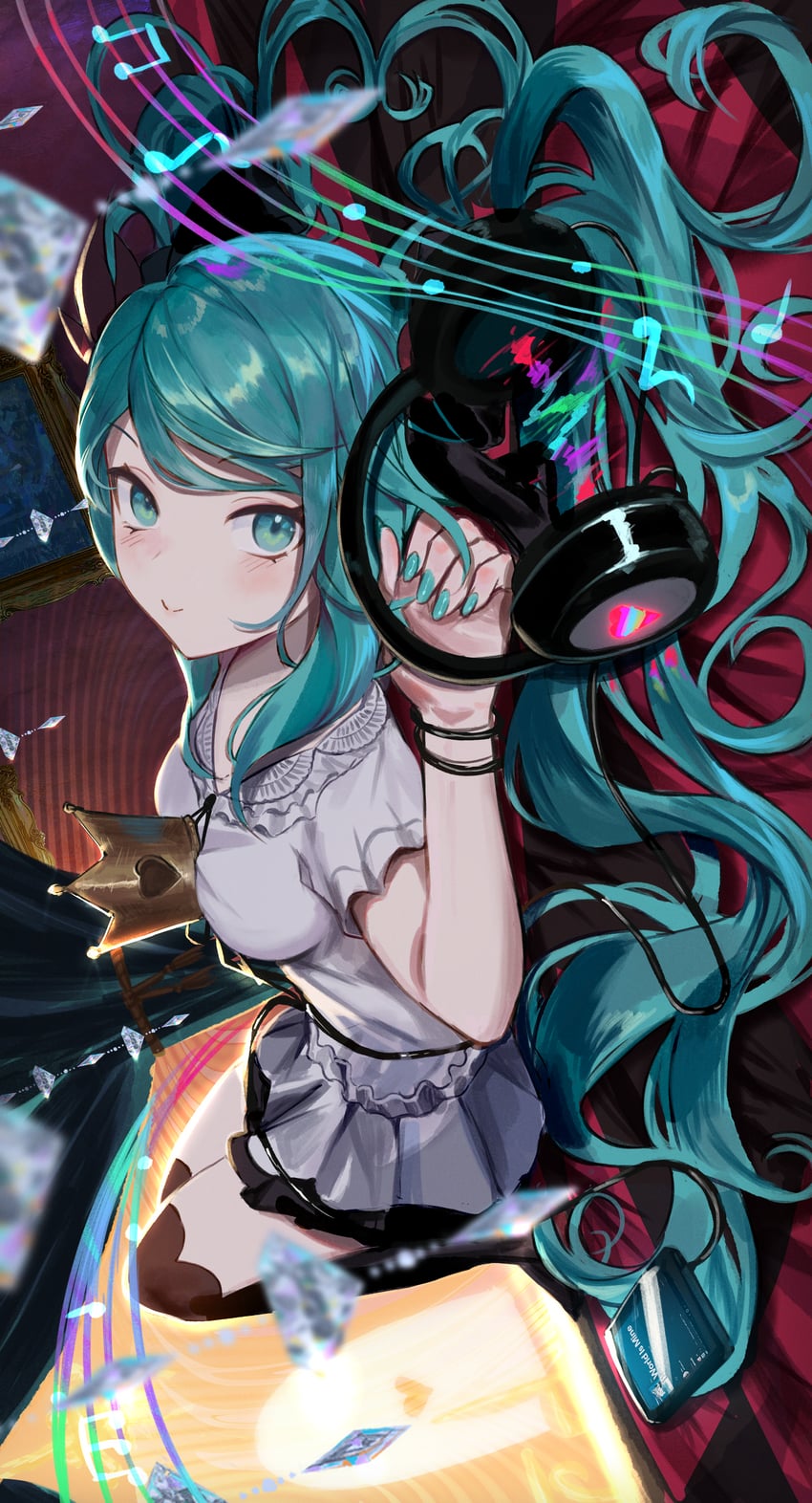 hatsune miku (vocaloid and 1 more) drawn by hirosenpai
