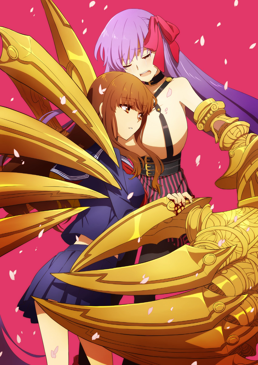 passionlip and kishinami hakuno (fate and 2 more) drawn by oiun