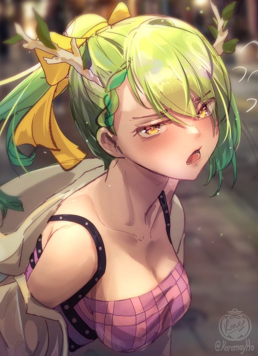 ceres fauna (hololive and 1 more) drawn by koromay_ho