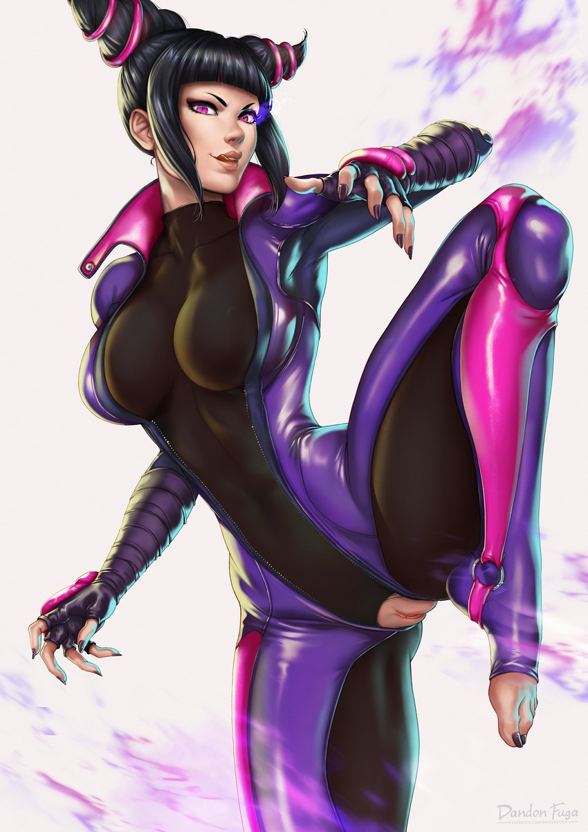 han juri (street fighter and 1 more) drawn by dandon_fuga