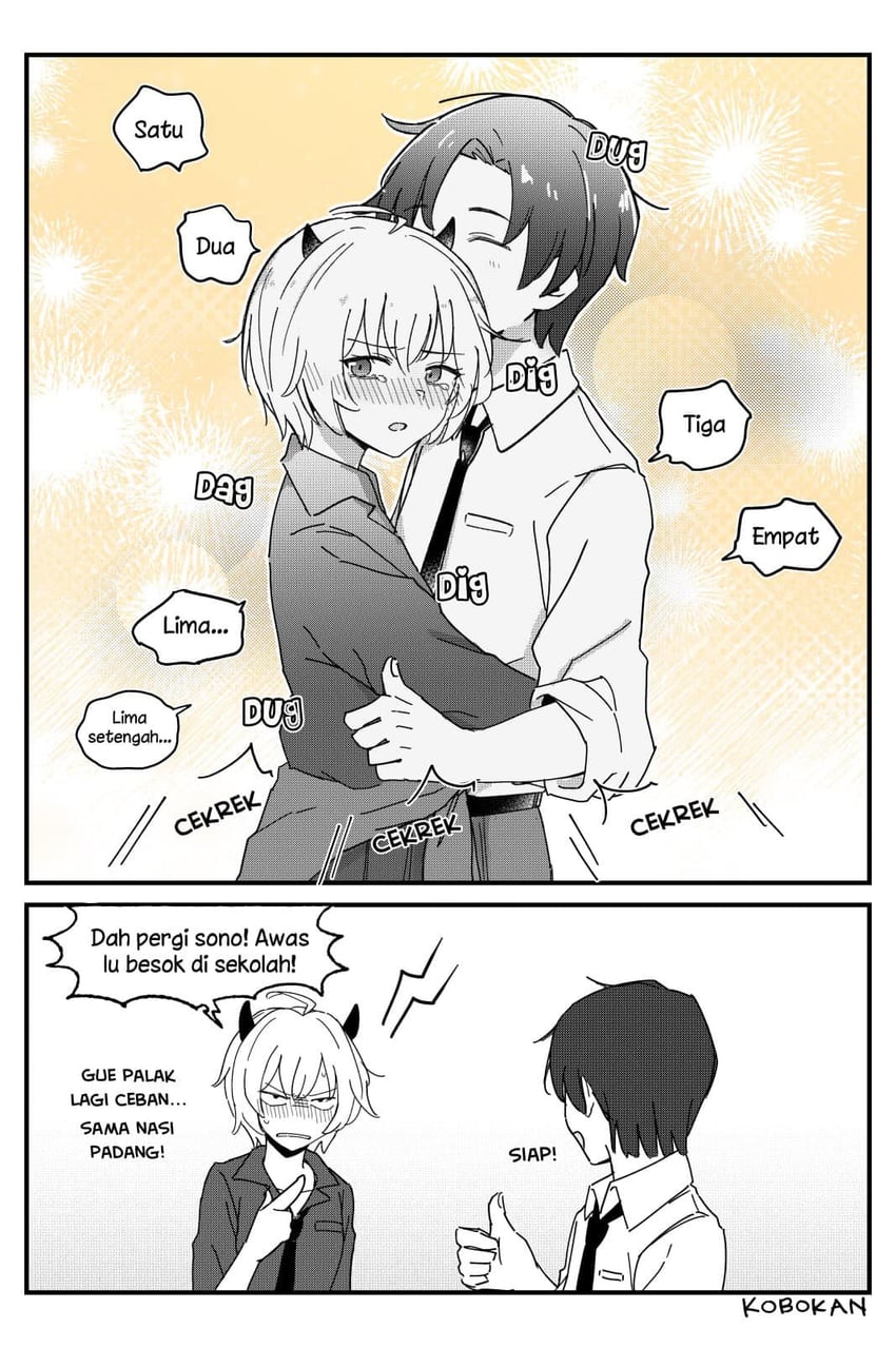 sensei and erika (original and 1 more) drawn by kurokobokan
