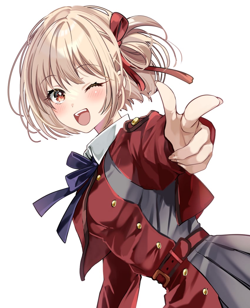 nishikigi chisato (lycoris recoil) drawn by roko_(pe0e07)