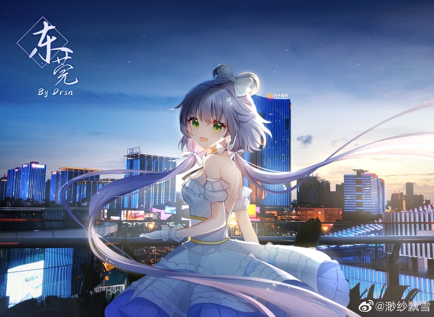 luo tianyi (vocaloid and 1 more) drawn by miaosha_piaoxue
