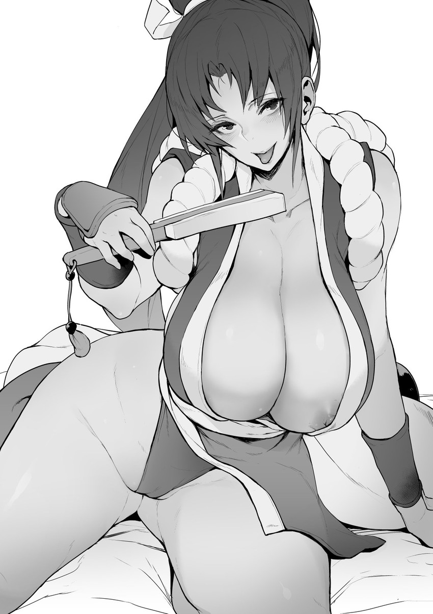 shiranui mai (the king of fighters and 1 more) drawn by messatsu_tan