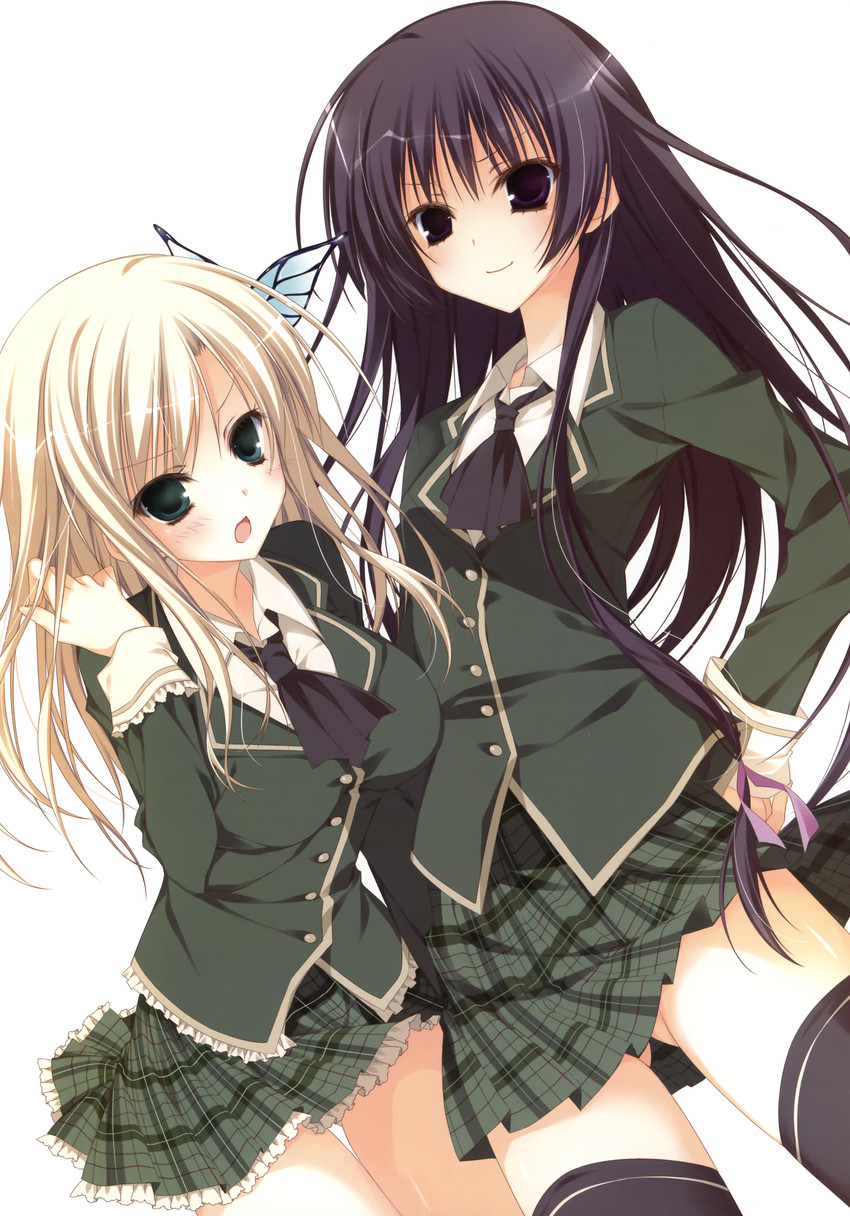 kashiwazaki sena and mikazuki yozora (boku wa tomodachi ga sukunai) drawn by inugami_kira
