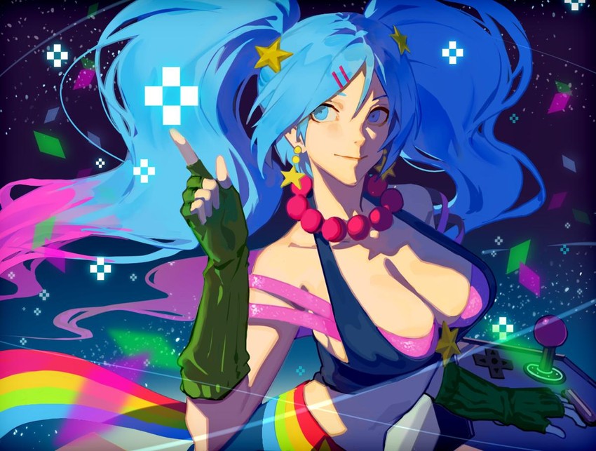 sona and arcade sona (league of legends) drawn by uncle_rabbit_ii