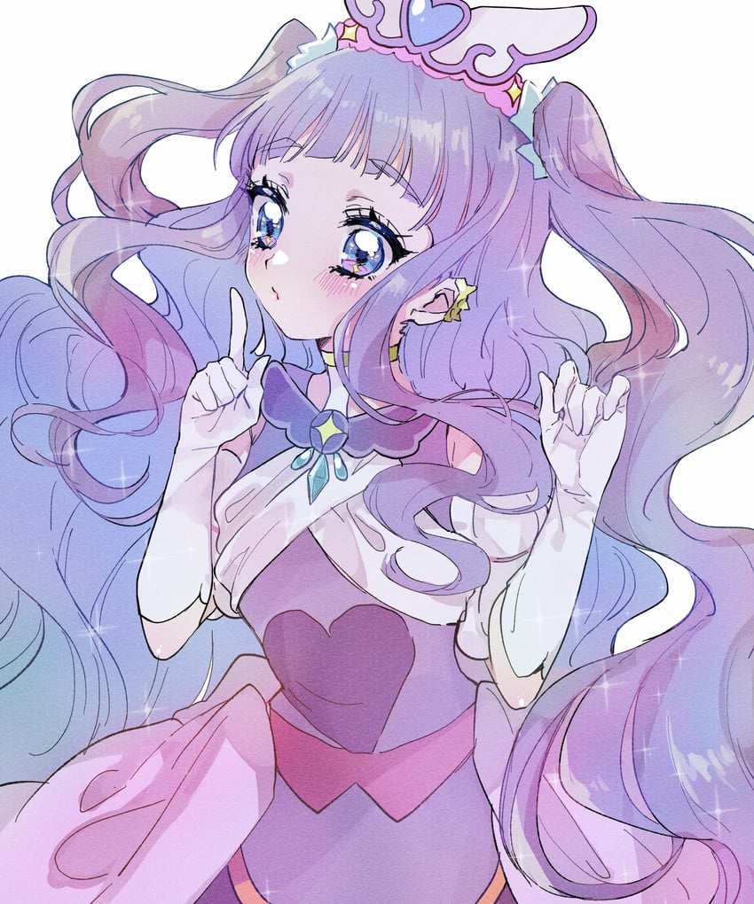 ellee-chan and cure majesty (precure and 1 more) drawn by prussian_blue