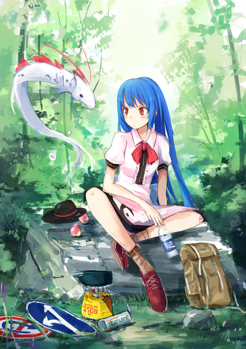 hinanawi tenshi and nagae iku (touhou) drawn by tetsurou_(fe+)