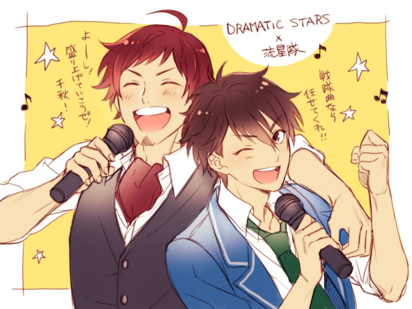 morisawa chiaki and tendo teru (idolmaster and 2 more) drawn by shiron_(shiro_n)