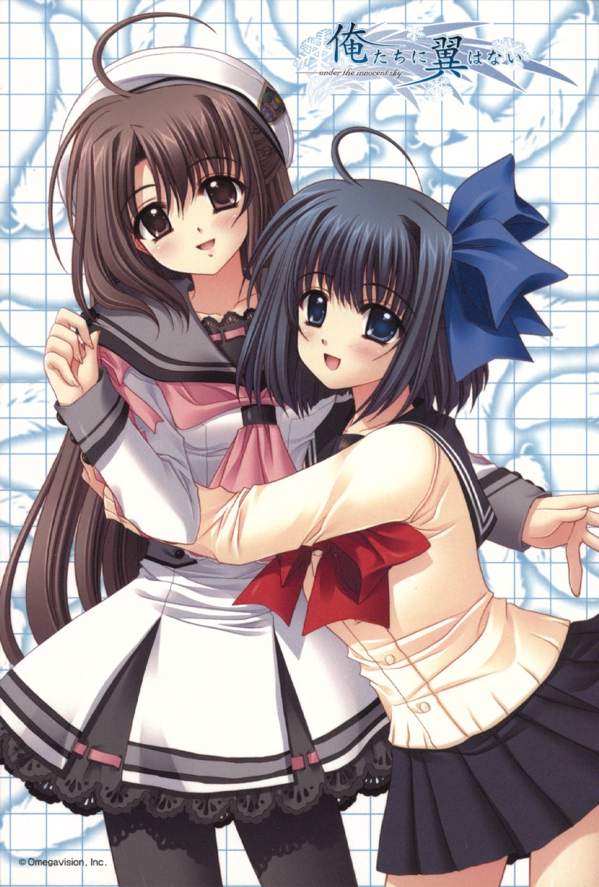 watarai asuka and haneda kobato (oretachi ni tsubasa wa nai) drawn by nishimata_aoi
