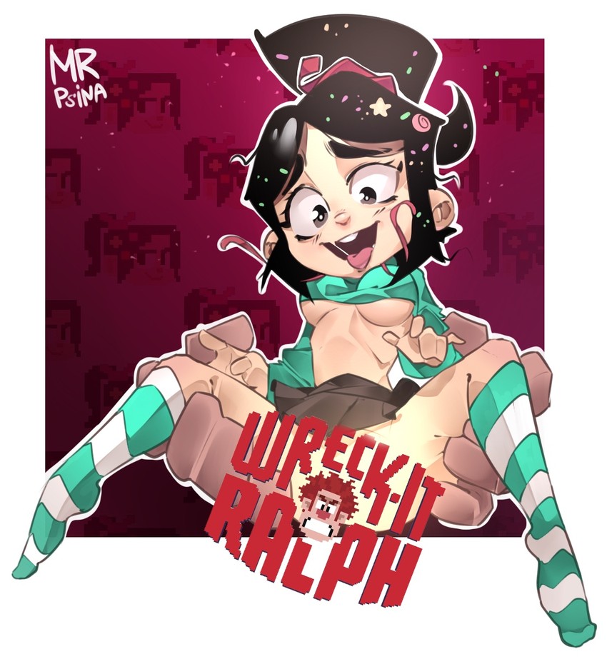 vanellope von schweetz (wreck-it ralph) drawn by mr.psina
