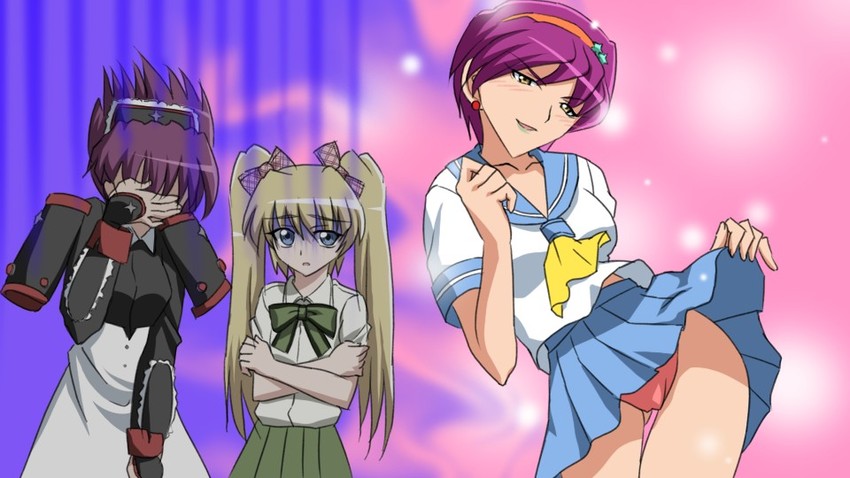 elizabeth k strawberryfield, tsurara, and shizuku (kamen no maid guy) drawn by sanshita