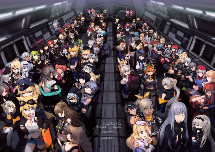 ak-12, g11, an-94, ro635, suomi, and 91 more (girls' frontline) drawn by mush