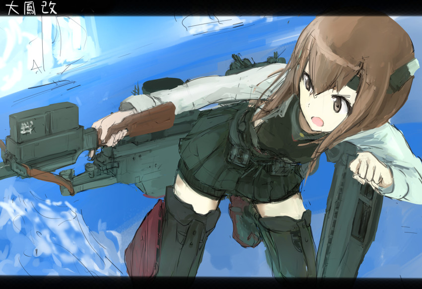 taihou and taihou kai (kantai collection) drawn by weasel_(close-to-the-edge)