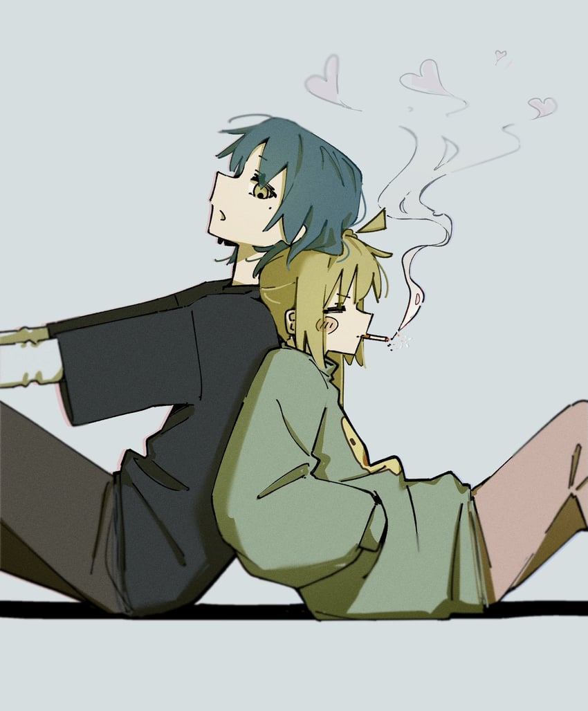 ijichi nijika and yamada ryo (bocchi the rock!) drawn by machuuu68