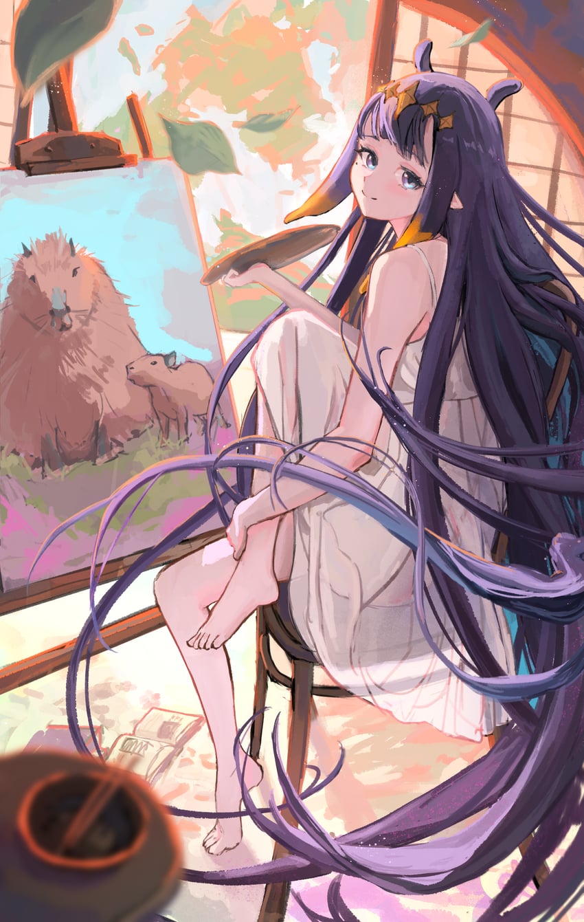 ninomae ina'nis (hololive and 1 more) drawn by besi_(besidoesart)