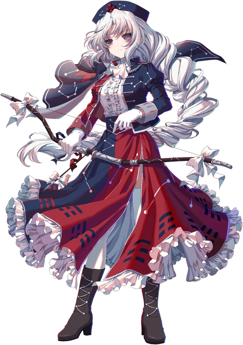 yagokoro eirin (touhou and 1 more) drawn by kumio