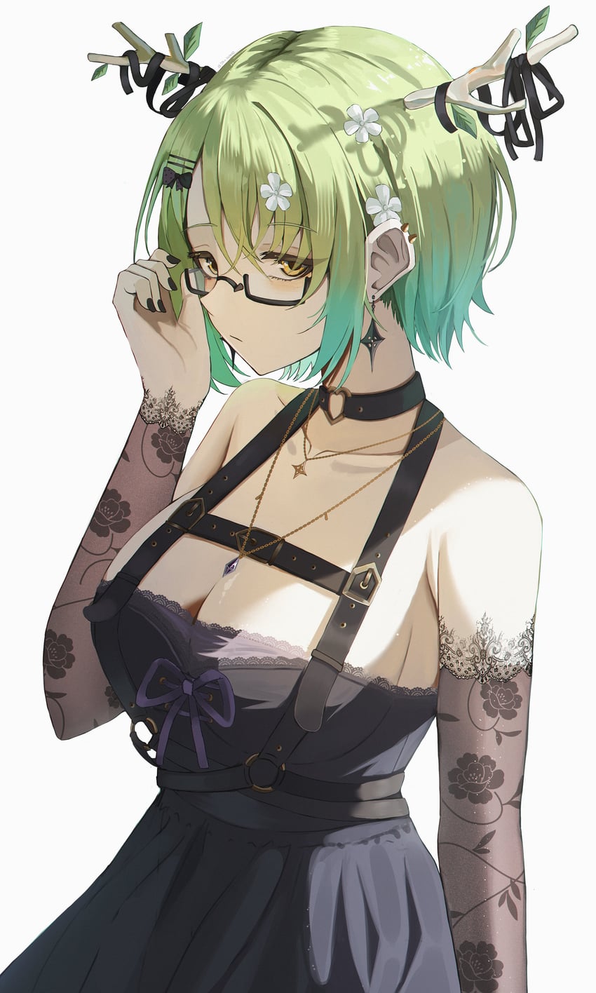 ceres fauna (hololive and 1 more) drawn by dra_renard