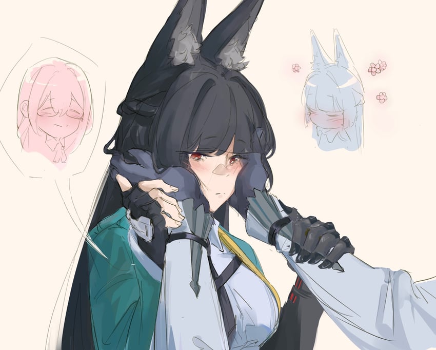 hoshimi miyabi and tsukishiro yanagi (zenless zone zero) drawn by bluhbold