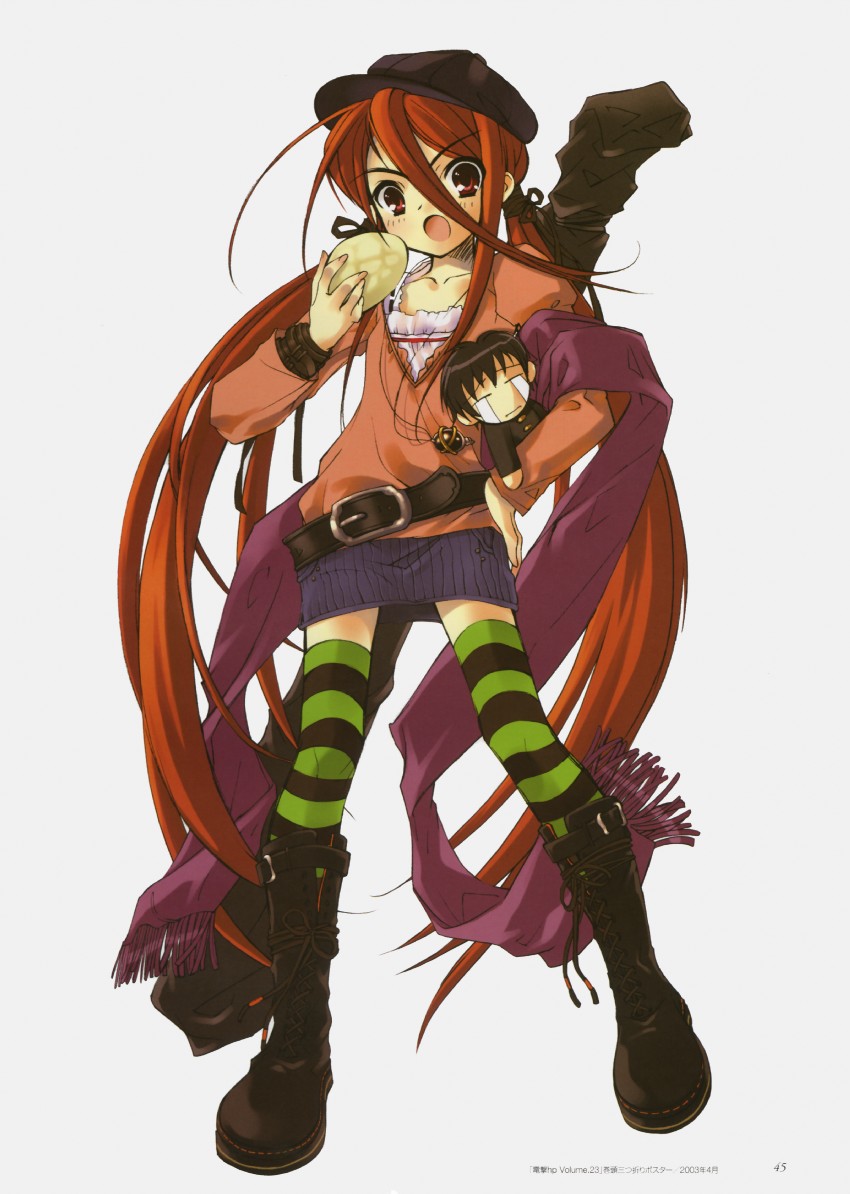 shana, alastor, and sakai yuuji (shakugan no shana) drawn by ito_noizi
