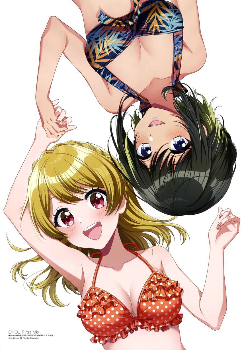akashi maho and aimoto rinku (megami magazine and 1 more)