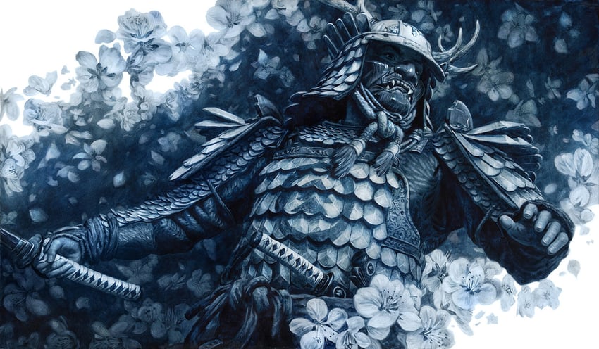 sakai jin (ghost of tsushima) drawn by michael_c_hayes