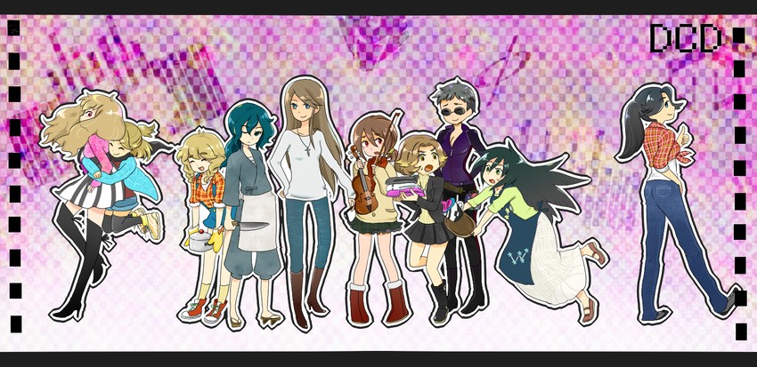 kadoya tsukasa, nogami ryoutarou, kido shinji, inui takumi, kenzaki kazuma, and 5 more (kamen rider and 10 more) drawn by trash04