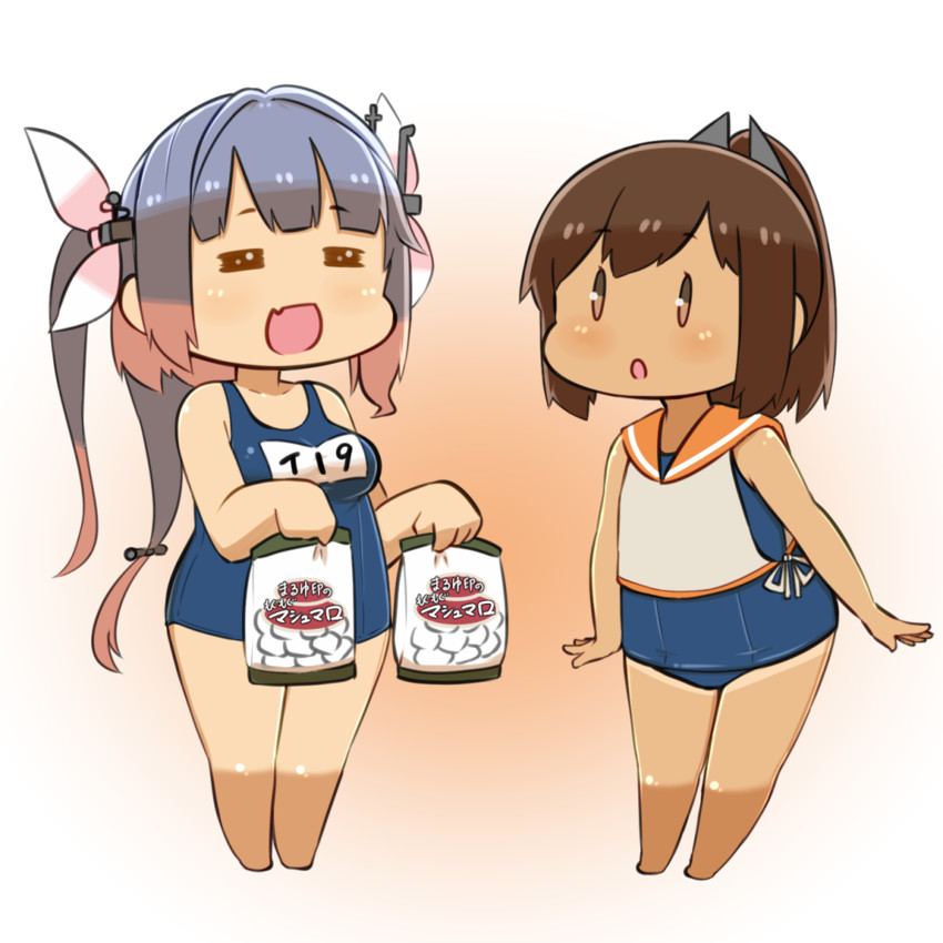 i-19 and i-401 (kantai collection) drawn by capriccyo