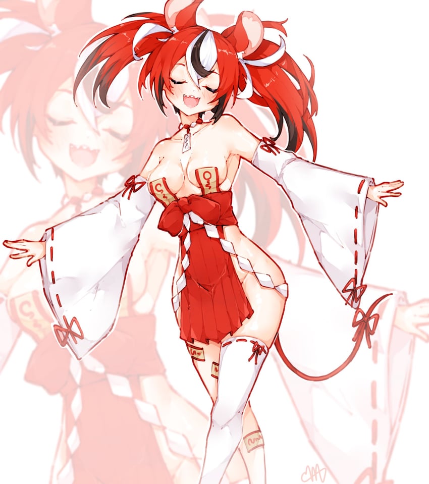 hakos baelz (hololive and 1 more) drawn by ma_draws