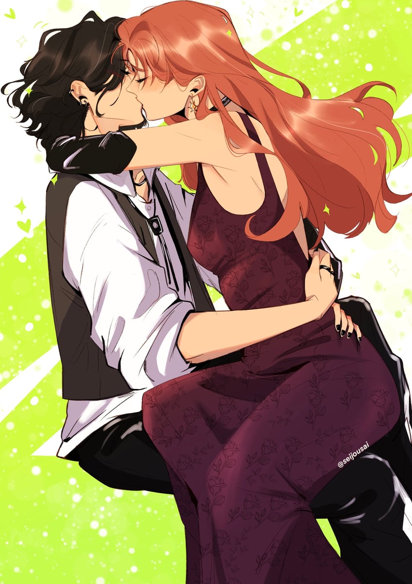 koga mitsuki and oosawa aya (kininatteru hito ga otoko ja nakatta) drawn by seijousai