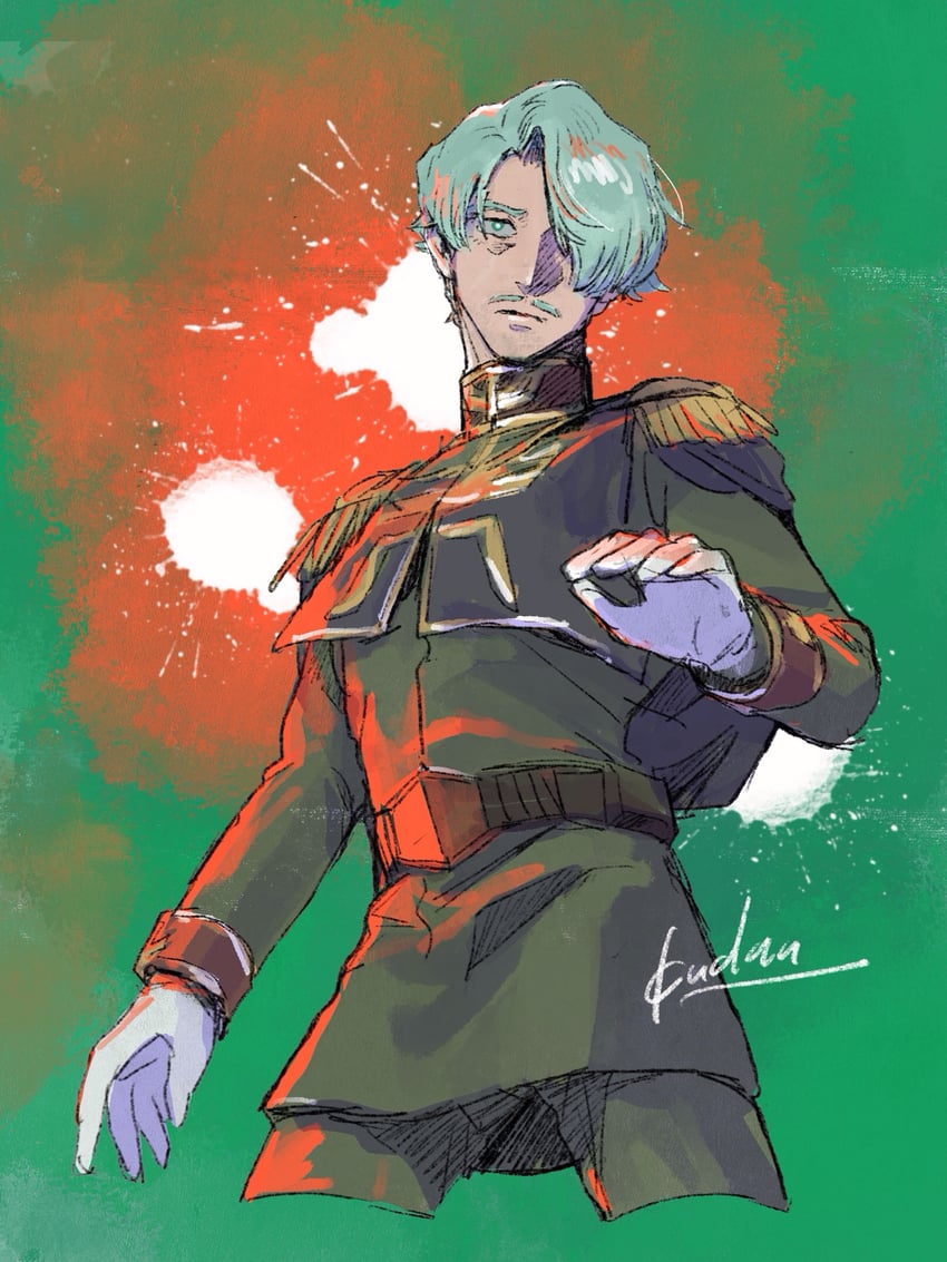 challia bull (gundam and 1 more) drawn by kudan_hyakuichi