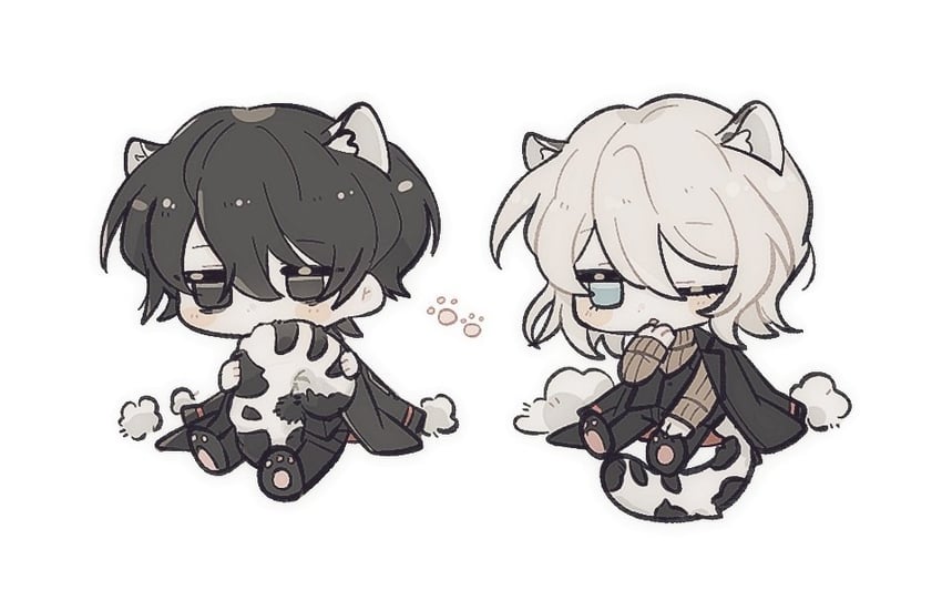 faust and yi sang (project moon and 1 more) drawn by emergencyemerg