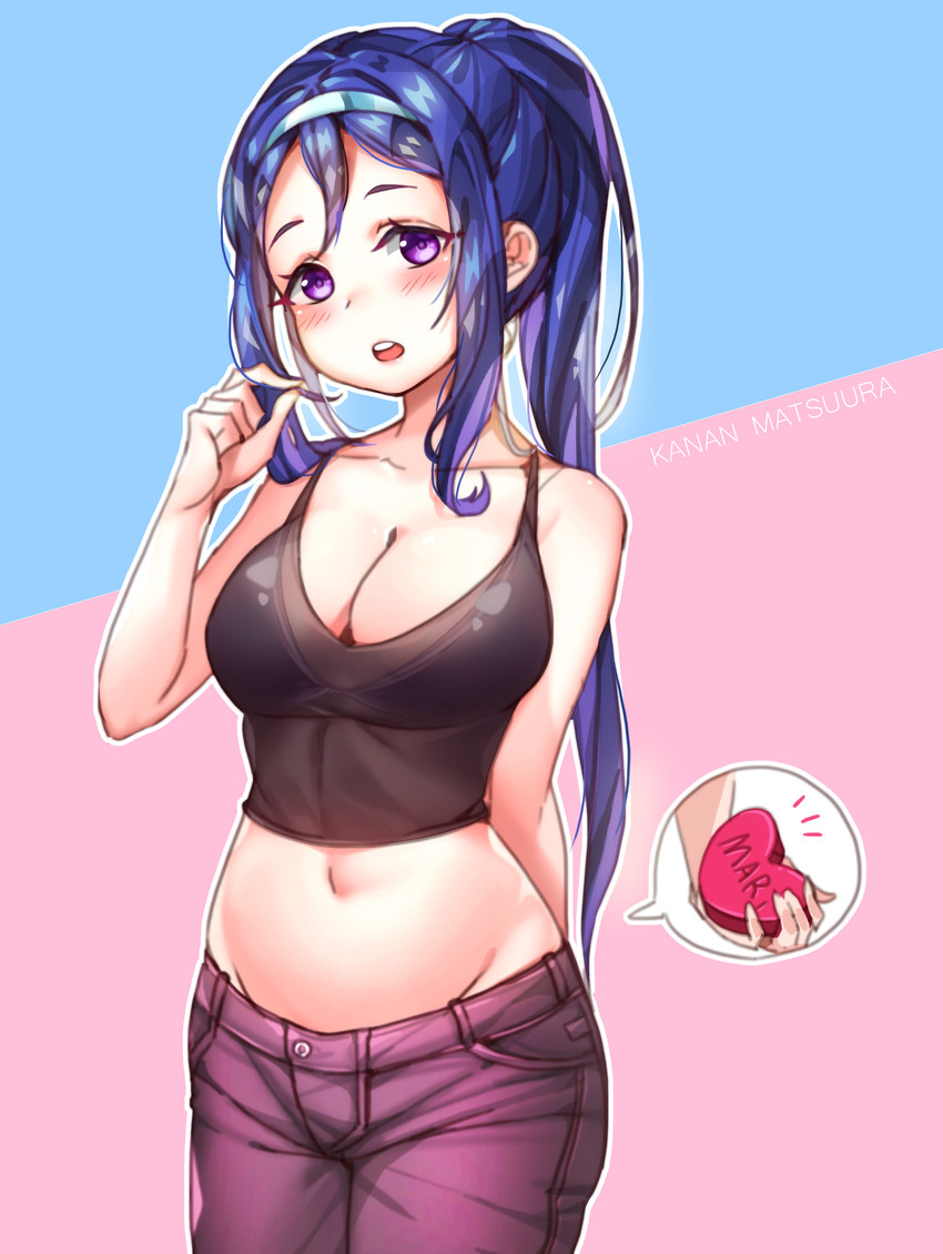 matsuura kanan (love live! and 1 more) drawn by tem10