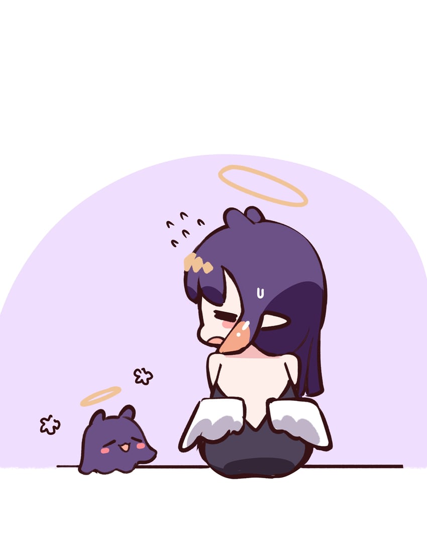 ninomae ina'nis and takodachi (hololive and 1 more) drawn by namiorii