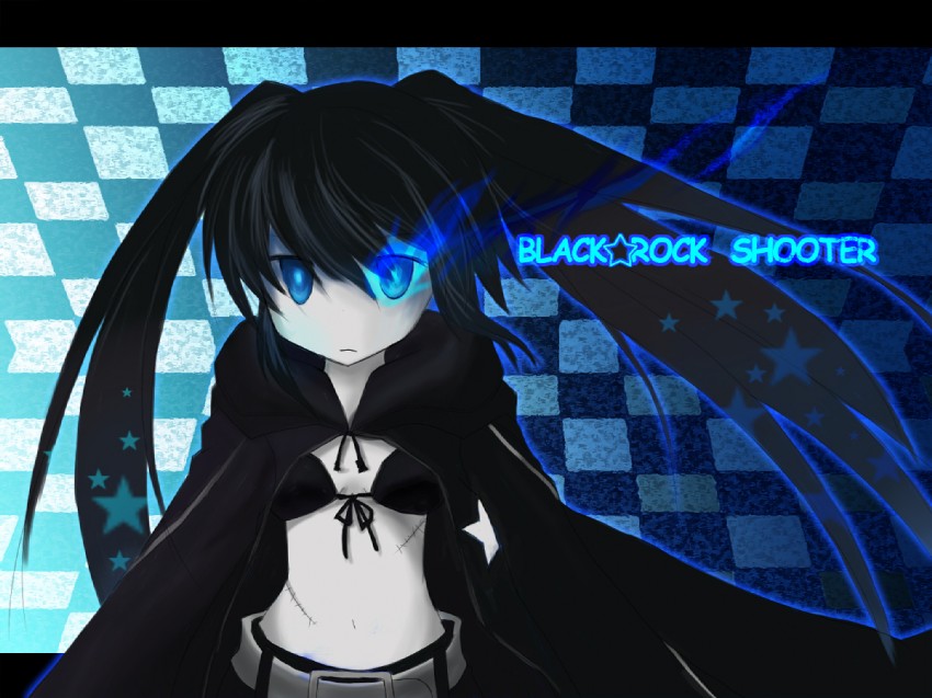 black rock shooter (black rock shooter) drawn by yuuhi_alpha