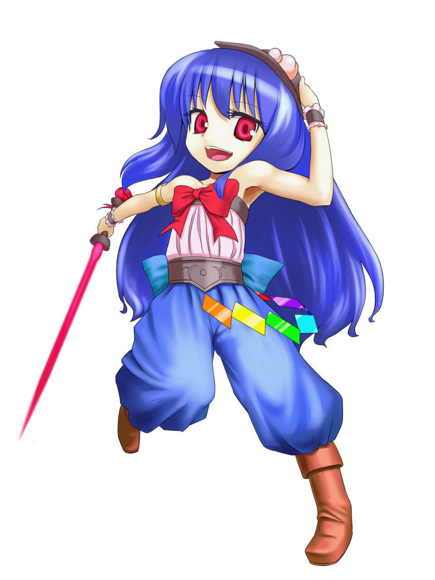 hinanawi tenshi and marle (touhou and 1 more) drawn by nanatsu_(chatge)
