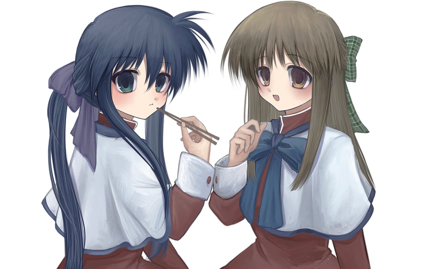 kawasumi mai and kurata sayuri (kanon) drawn by nemu_(zutto_oyasu3)