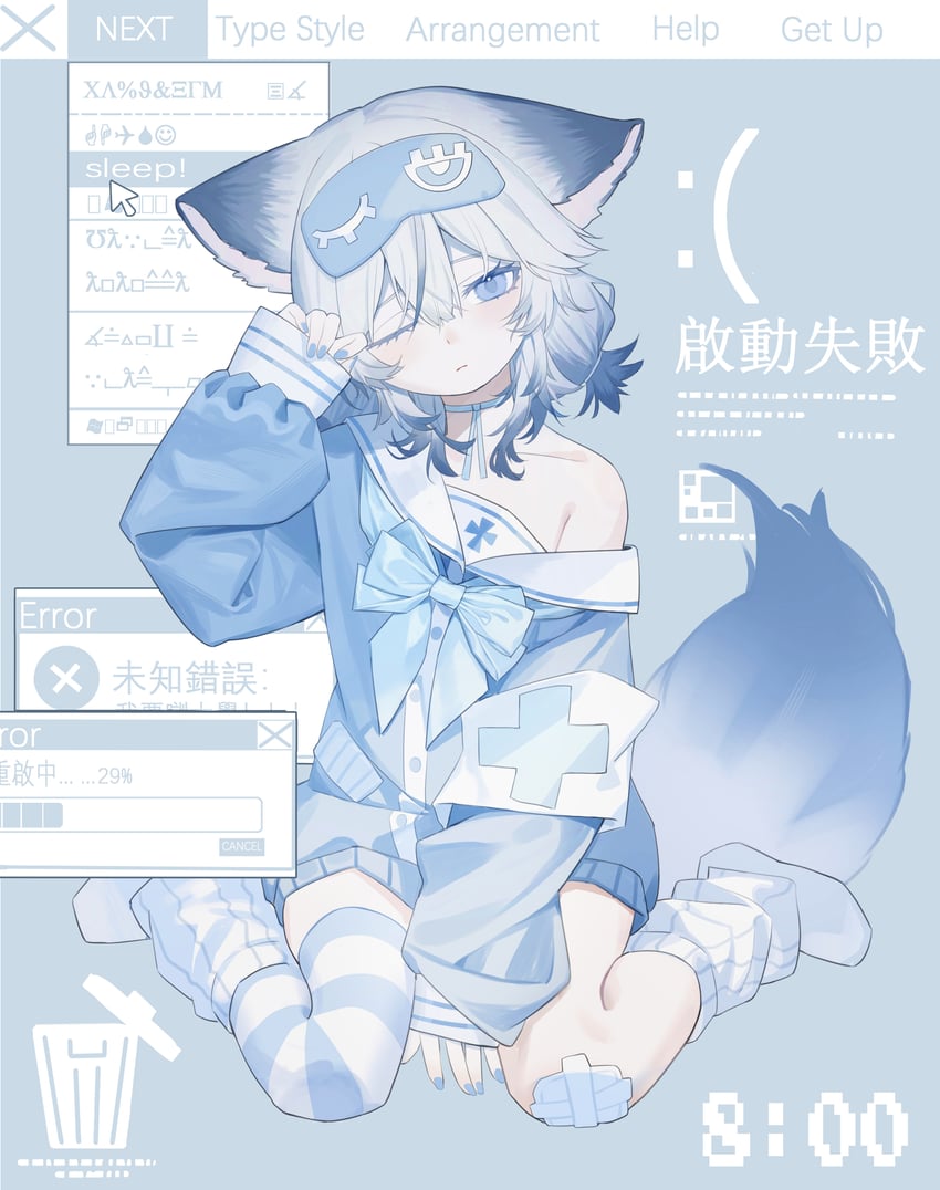 fuwa (original and 2 more) drawn by 1cyaya1