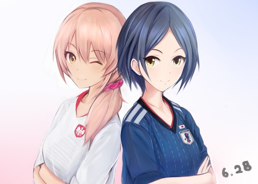 jougasaki mika and hayami kanade (idolmaster and 3 more) drawn by nannacy7