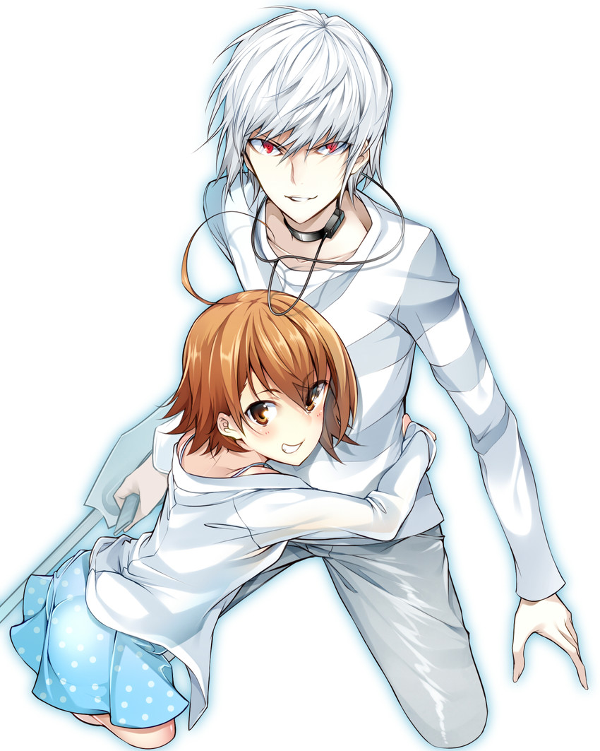 accelerator and last order (toaru majutsu no index and 1 more) drawn by nanao_(mahaya)