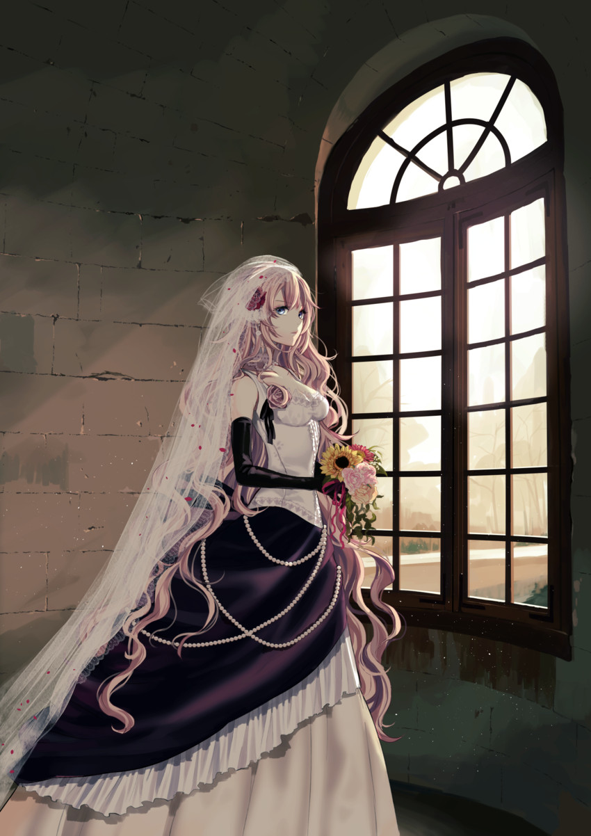 megurine luka (vocaloid) drawn by vient