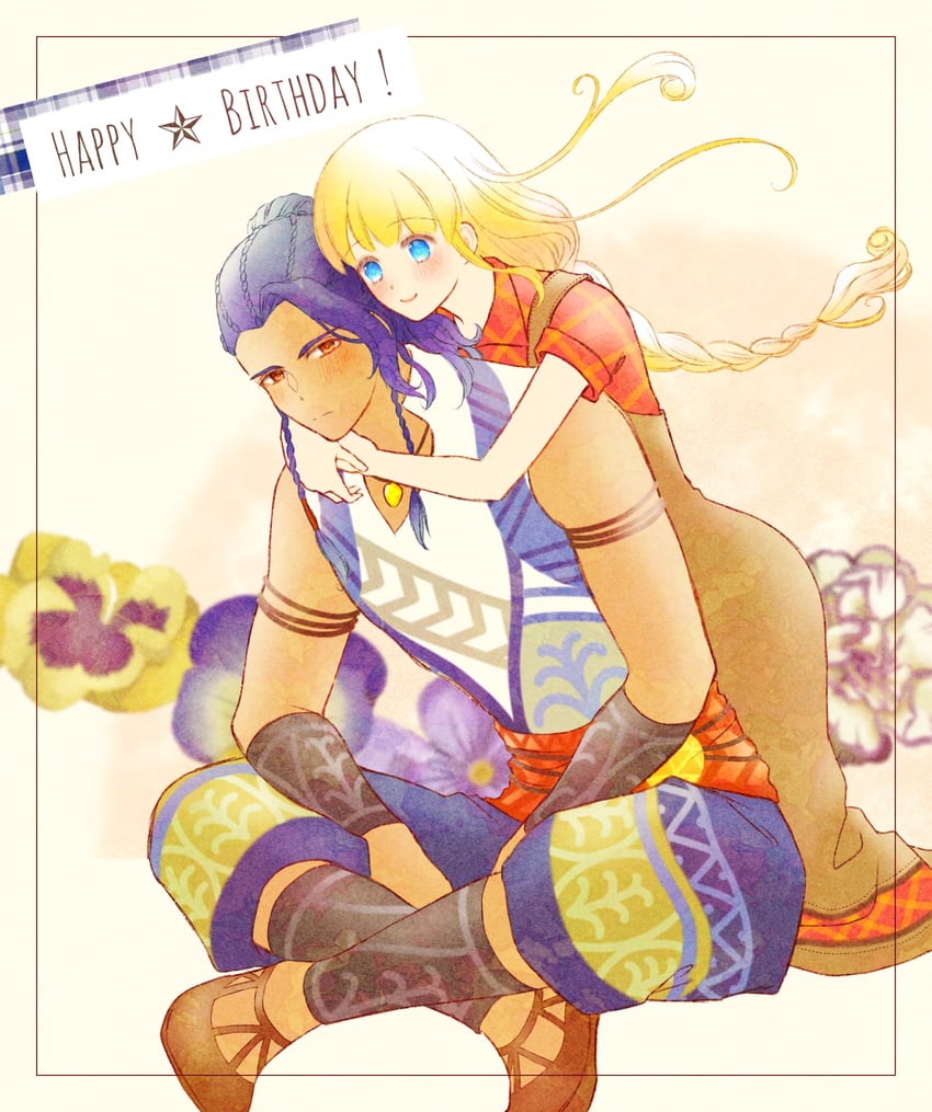nanami and ludus (bokujou monogatari and 1 more) drawn by azu_rin_go